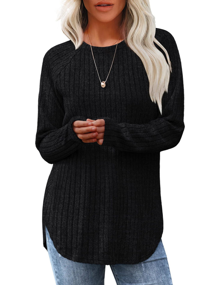 Dame alsidig strikpullover Stilla