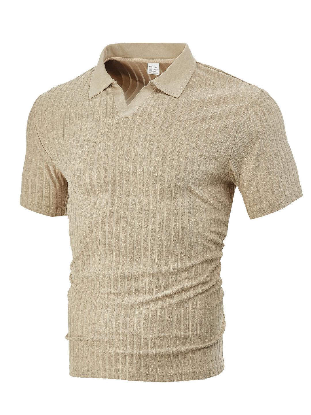 Herrer kortærmet polo shirt lavet af åndbart strukturmateriale Stilla