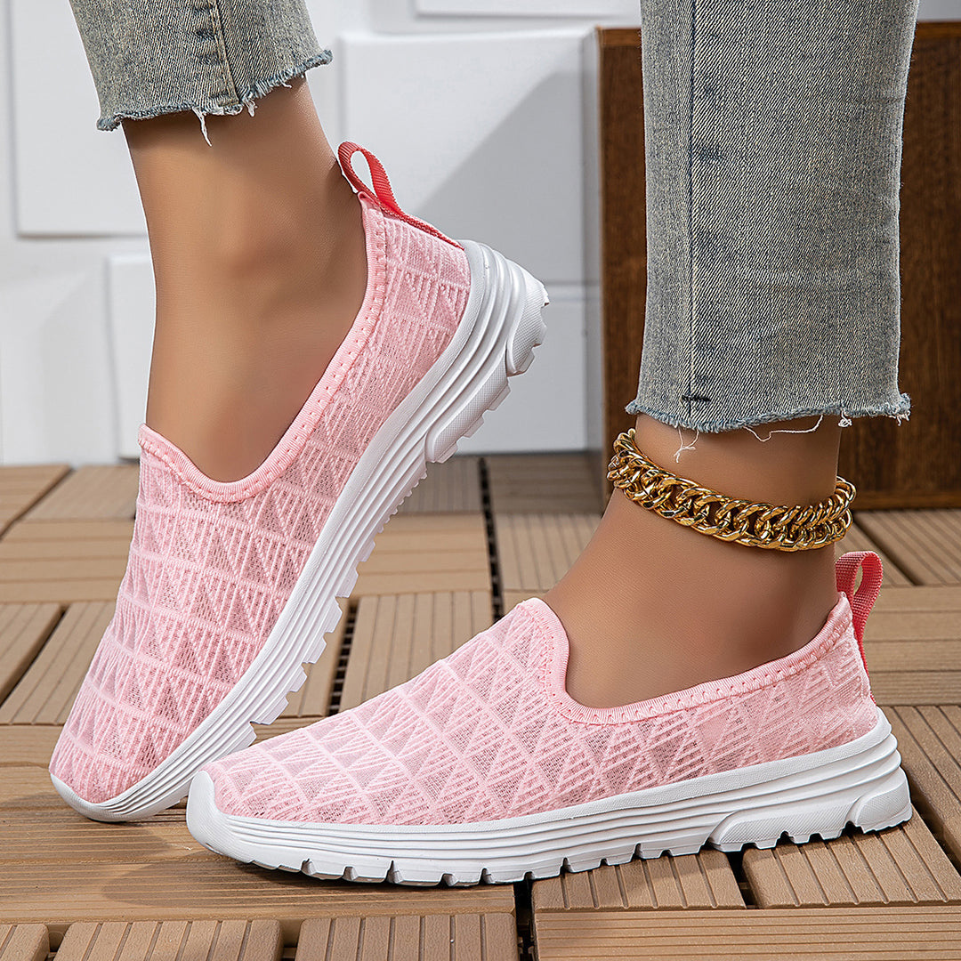 Dame Slip-On sportsko med åndbart tekstil-overmateriale Stilla
