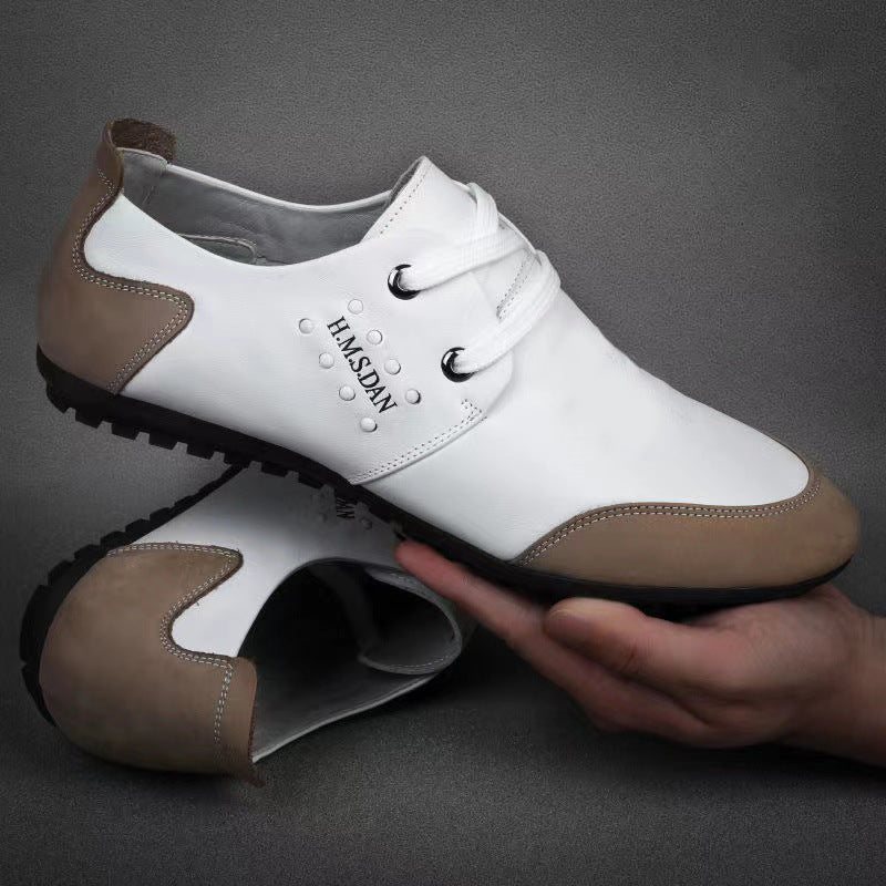 Herrer Sleek Casual Læder Sneakers med forbedret Komfort Stilla