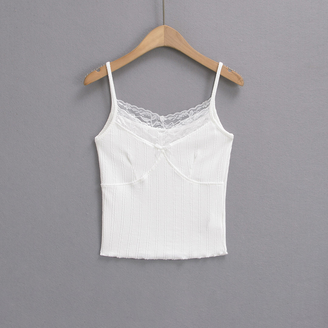 Dame spidsrem top med rynker og moderne design Stilla