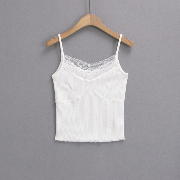 Dame spidsrem top med rynker og moderne design Stilla