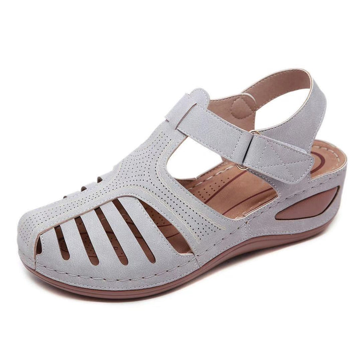 Dame Åndbare Komfort-Sandaler med justerbar rem og ergonomisk fodseng Stilla