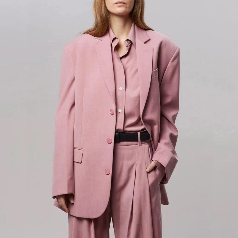 Women's elegant oversized blazer with matching suit Stilla