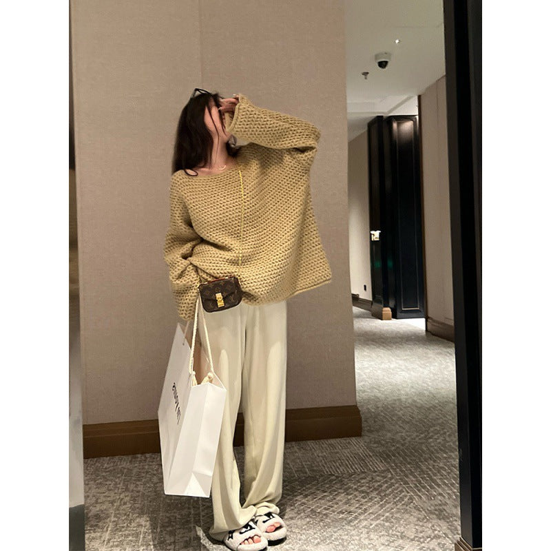 Damer Cozy Oversized Sweater lavet af chunky knit Stilla