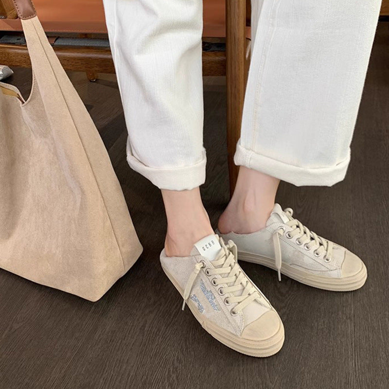 Dame Casual Sneakers i urban stil med høj kvalitet læderapplikationer og klassisk flair Stilla