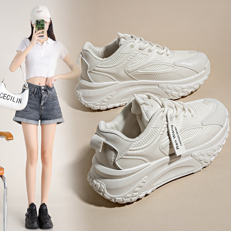 Dame Chunky Sneaker med åndbar overfladestruktur og stødabsorberende sål Stilla