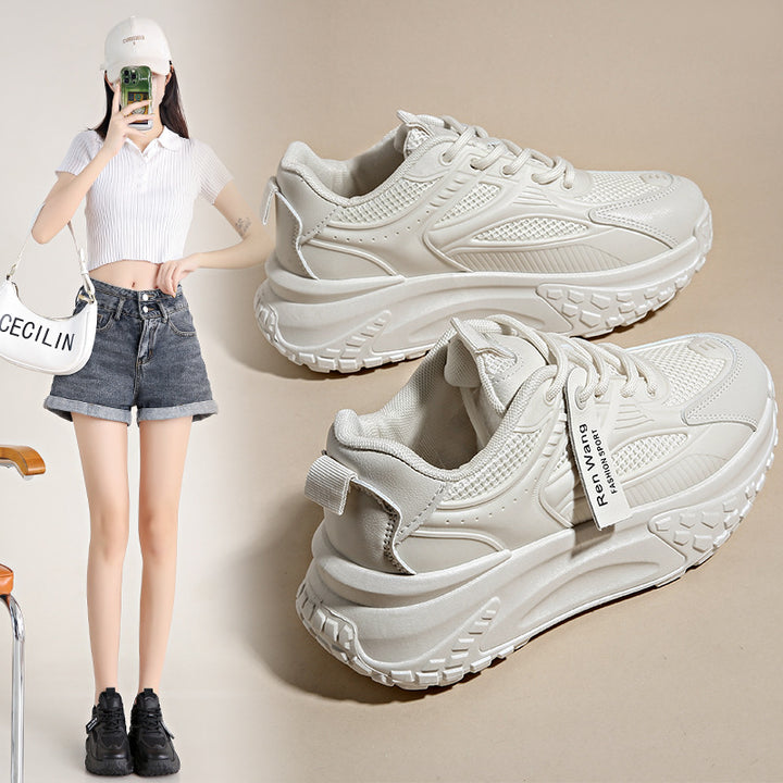 Dame Chunky Sneaker med åndbar overfladestruktur og stødabsorberende sål Stilla