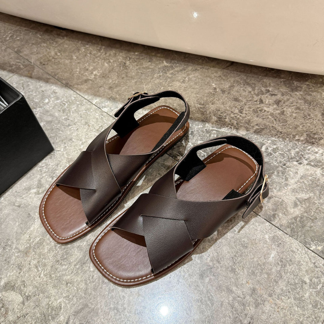 Dame Trendy Tåseparator-sandaler med elegant rem-design Stilla