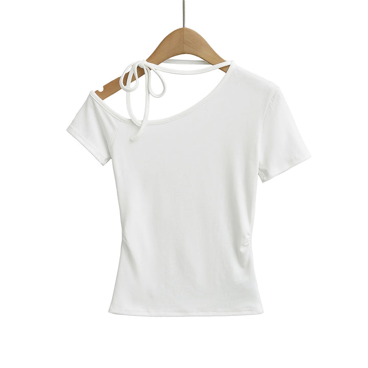 Dame Off-Shoulder Top med justerbare stropper og tætsiddende pasform Stilla