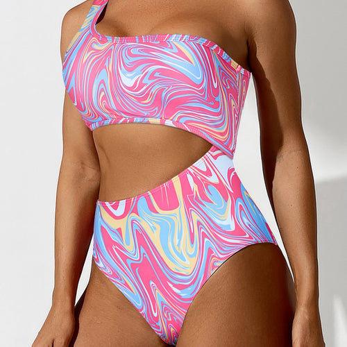 Dame Ensidig Badedragt med trendy Cut-Out snit og minimalistisk æstetik Stilla