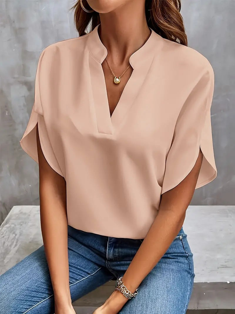 Dame bluser skjorte med casual snit og elegante detaljer Stilla