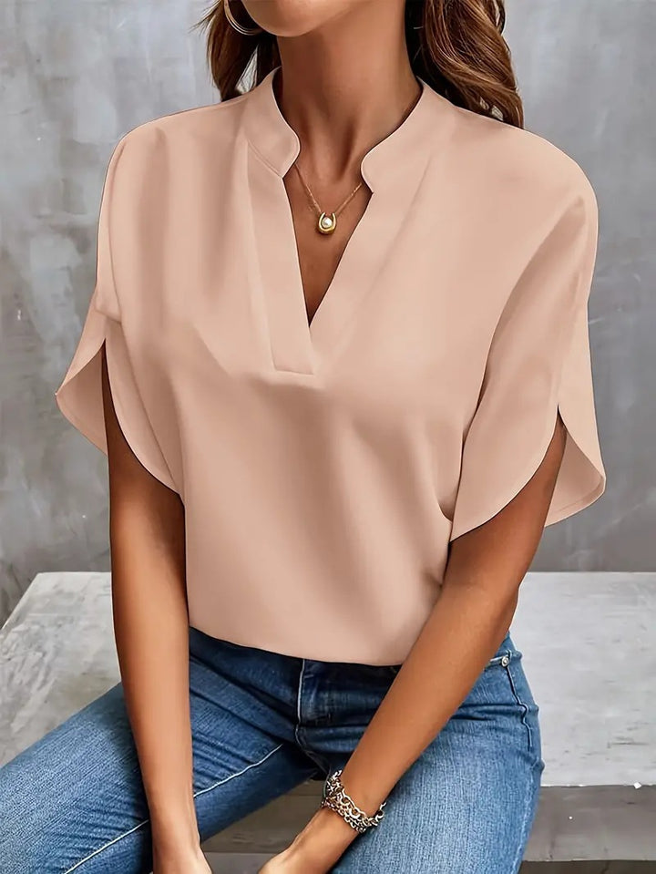 Dame bluser skjorte med casual snit og elegante detaljer Stilla