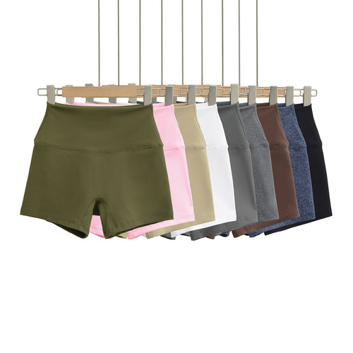 Dame Sporty Fitness Shorts med høj talje og åndbart materiale Stilla