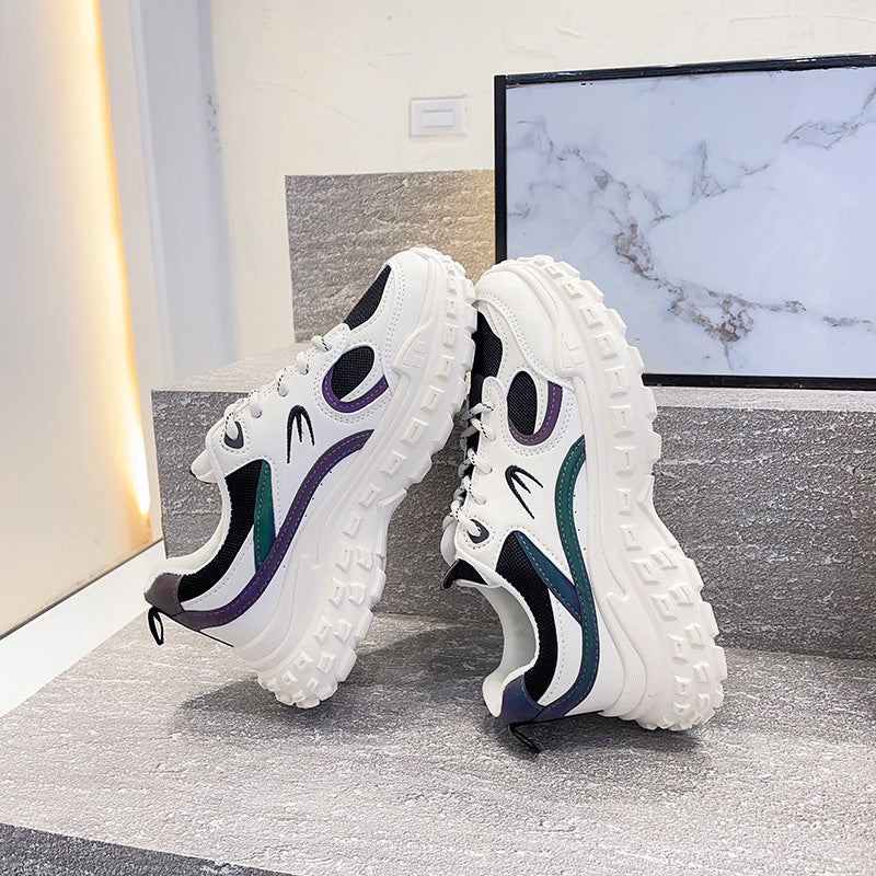Dame Sporty Sneakers med åndbart mesh-overflade og stabiliserende sål Stilla