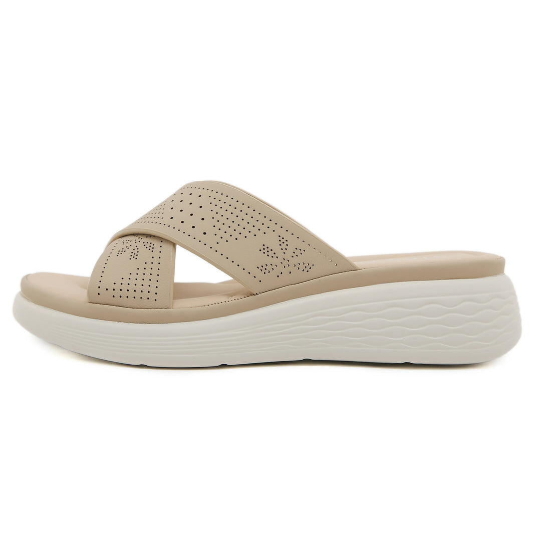 Dame komfortable sandaler med åndbart krydsbånd design Stilla