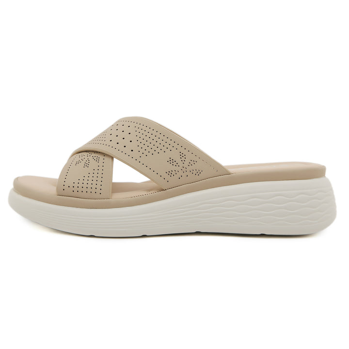 Dame komfortable sandaler med åndbart krydsbånd design Stilla