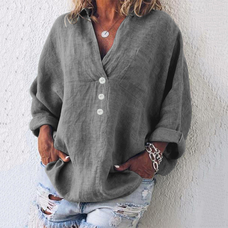 Stilla | Elegant Pullover Af Bomuld og Linned