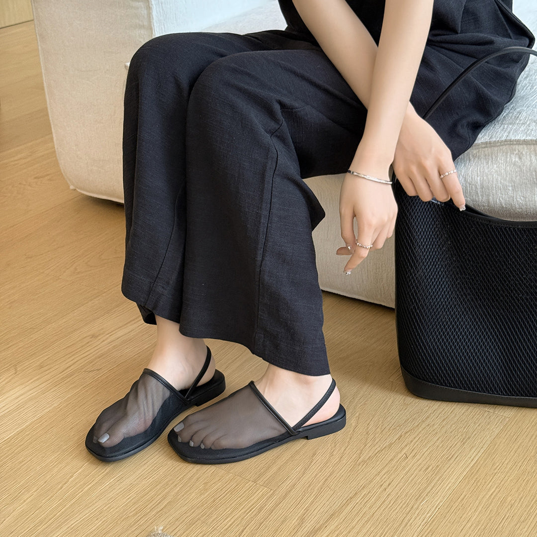 Femme Moderne Slingback Sandaler Stilla