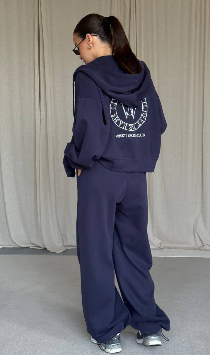 Kvinders casual hoodie med oversized pasform og elegant logo Stilla