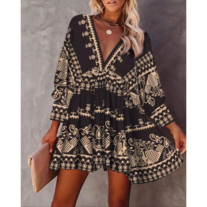 Dame Bohemian Print Minikjole Stilla
