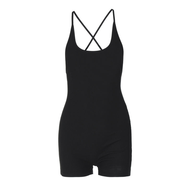 Damer Sportswear Jumpsuit med Racerback-design Stilla