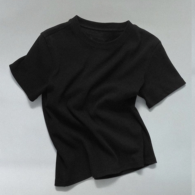 Dame afslappet oversized T-shirt i kvalitetsbomuld med moderne snit Stilla