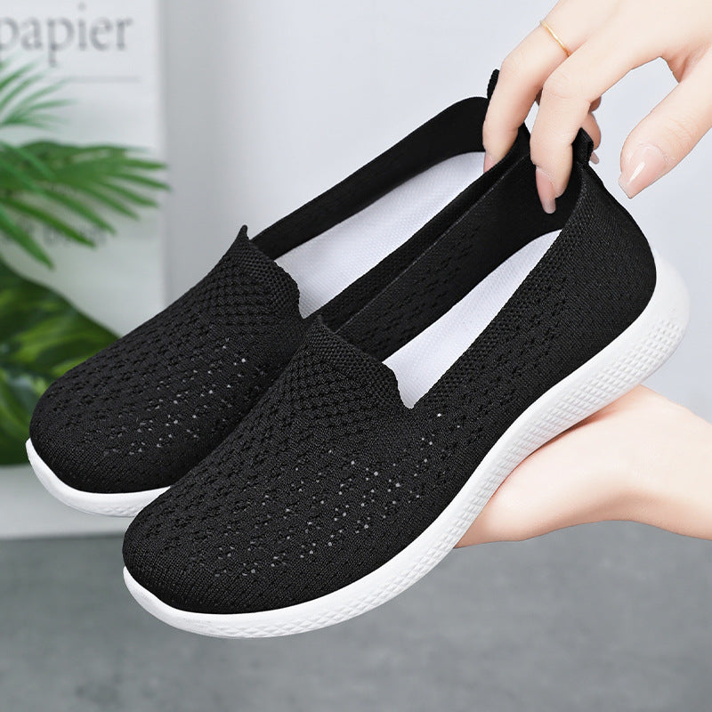 Dame Åndbar Slip-On Løbesko med fleksibelt Mesh-Overmateriale Stilla