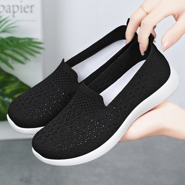 Dame Åndbar Slip-On Løbesko med fleksibelt Mesh-Overmateriale Stilla