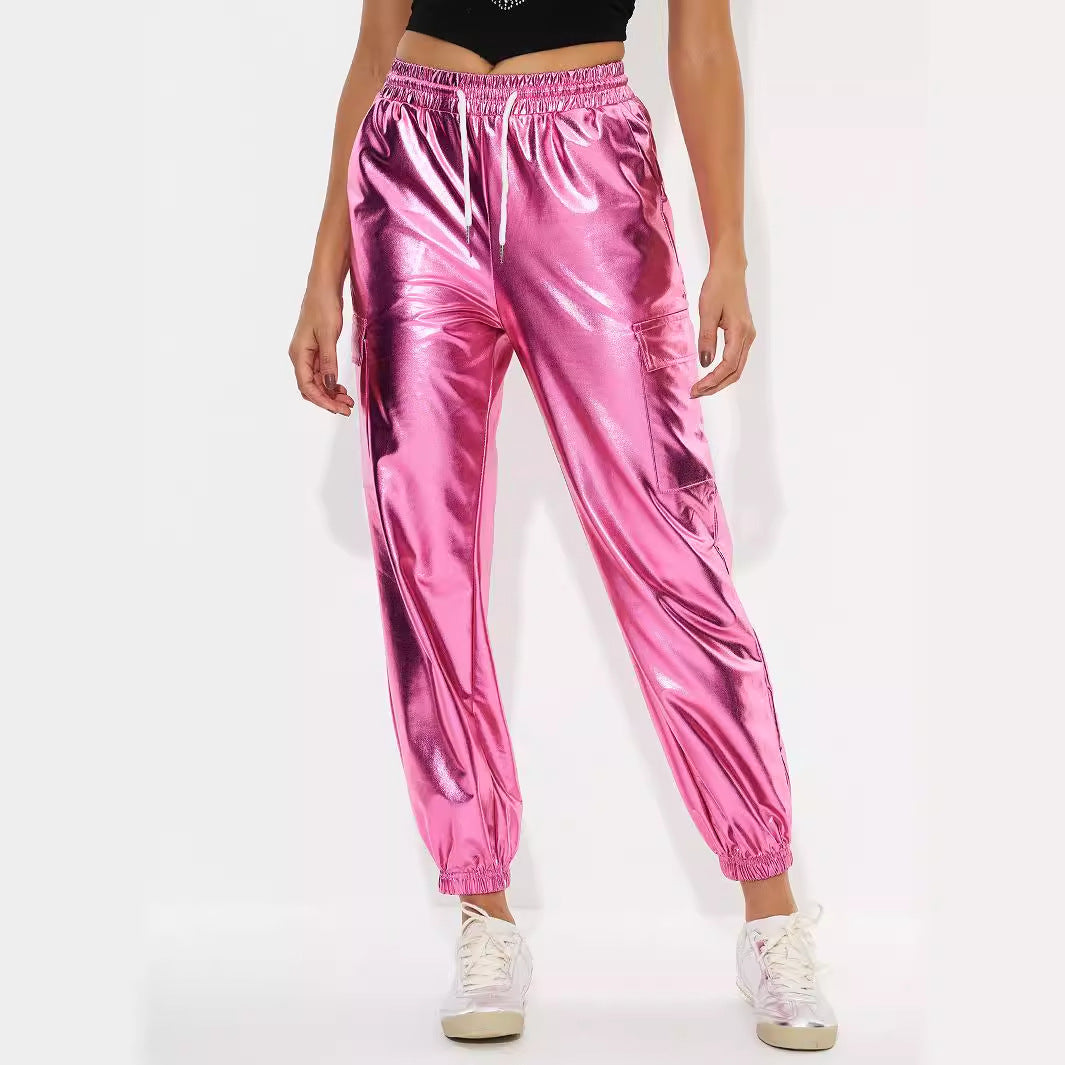 Dame sporty shiny fritidsbukser Stilla