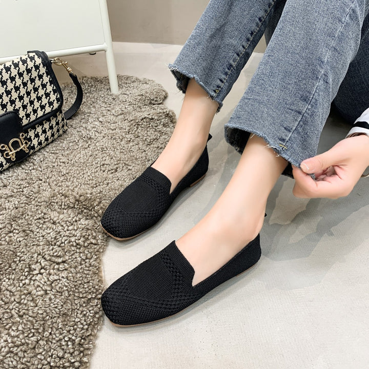 Dame Behagelige Slip-On Sko med åndbart Overmateriale og skridsikker Såle Stilla