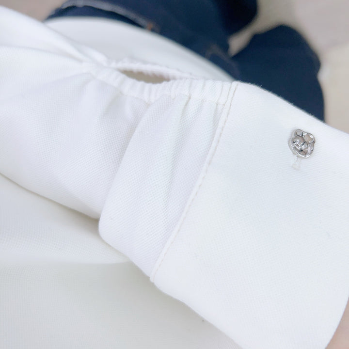 Dame behagelig sweatshirt med elegant rund hals og bløde manchetter Stilla