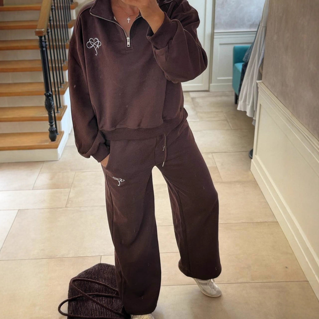 Dame moderigtig sweater med høj krave Stilla
