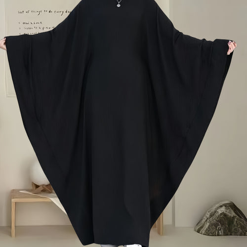 Dame Kaftan Kjole med bred pasform og elegante vingeærmer Stilla