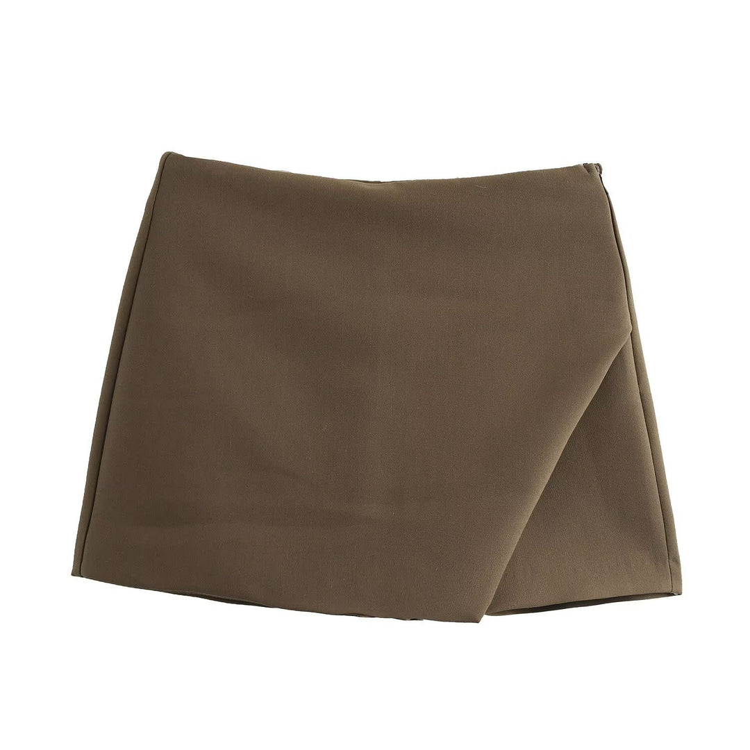 Dame mode wrap shorts lavet af højkvalitets, elastisk materiale Skovae