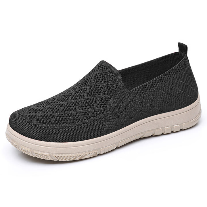 Dame Behagelige Strik-Slippers med skridsikker Sål og fleksibelt Design Stilla