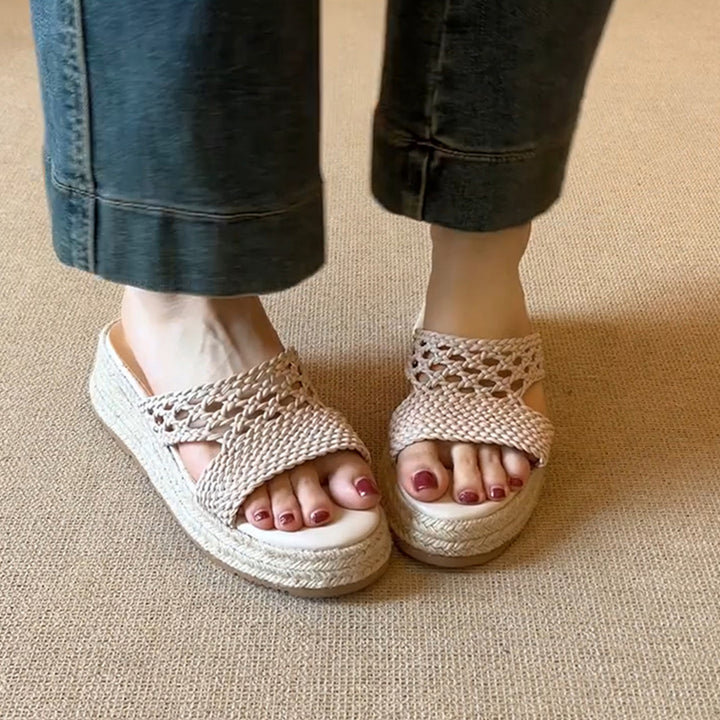 Dame Stilfulde Vevet Espadrille Sko Stilla