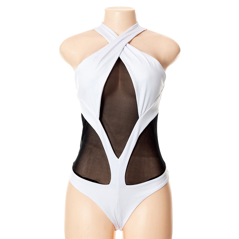 Femme Cross-Front Cut-Out Badedragt Stilla