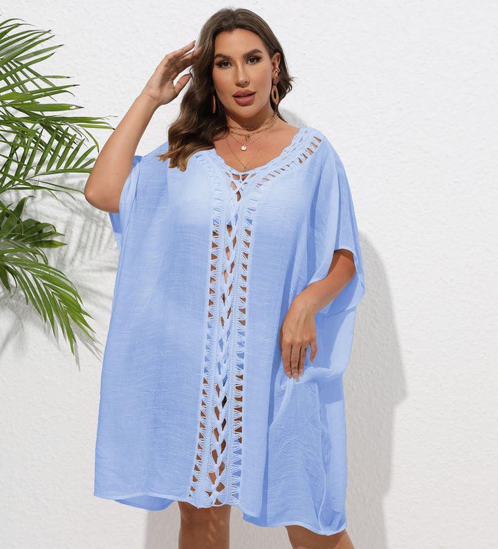 Dame Let Strand Kaftan Overgang Stilla