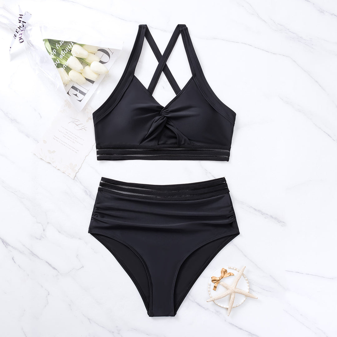 Dame Sporty bikini med sofistikerede cut-out detaljer Skovae