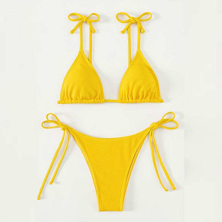 Dame Triangel-Bikini med raffinerede stropper Skovae