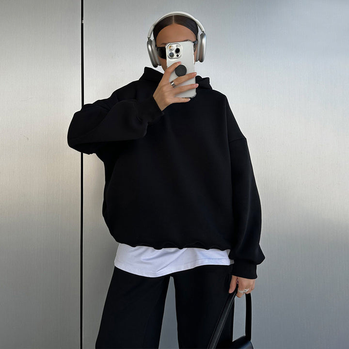 Kvindernes sporty hoodie og joggingbukser sæt Stilla