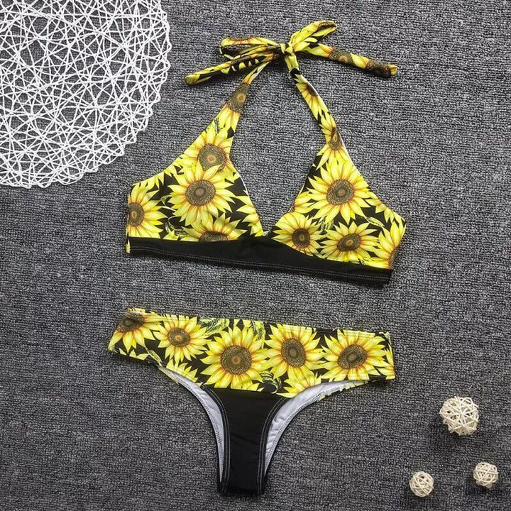 Dame justerbart Tie-Front Bikini-Sæt Stilla