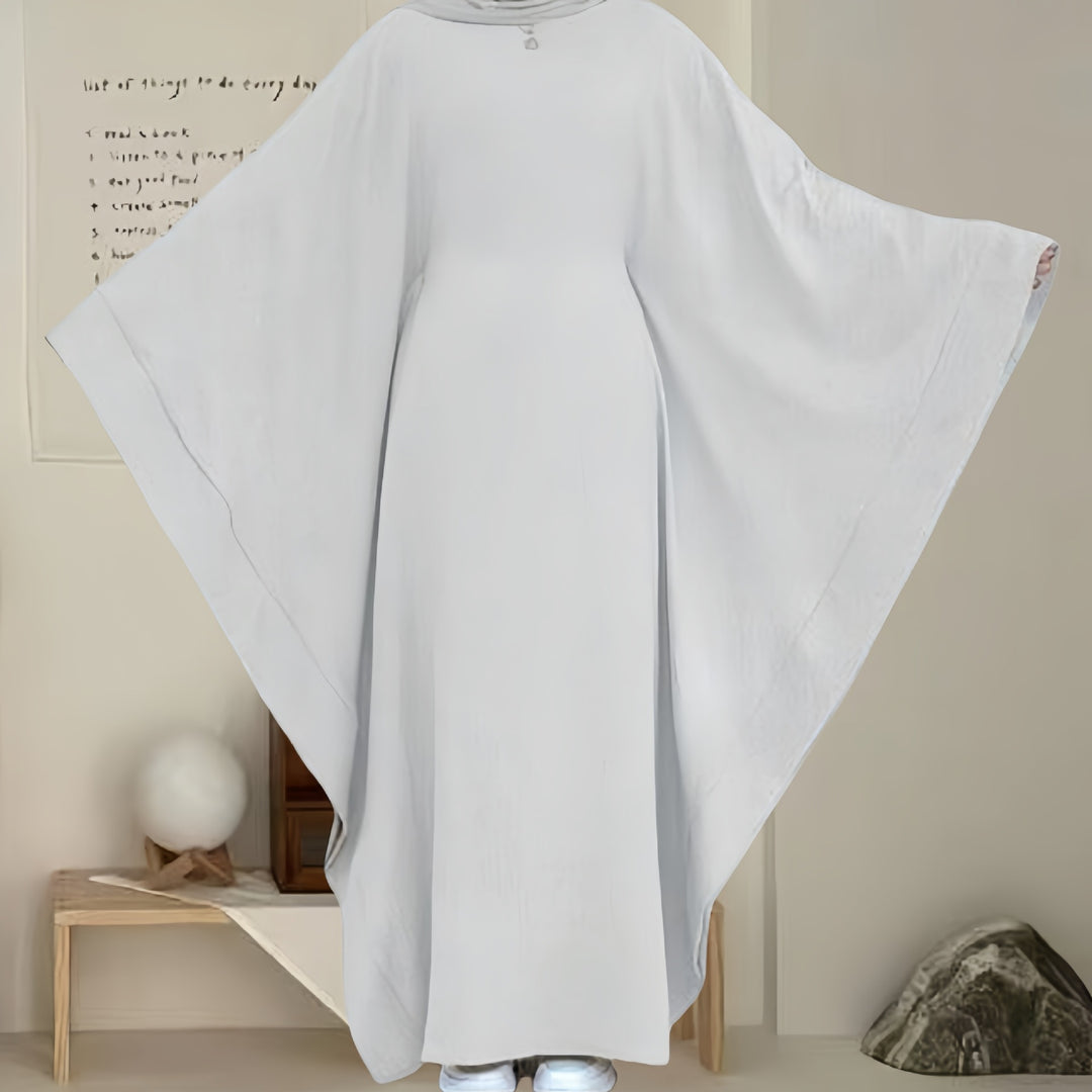 Dame Kaftan Kjole med bred pasform og elegante vingeærmer Stilla