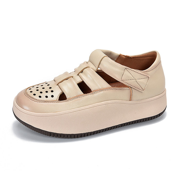 Dame Sneakers med åndbart overmateriale og komfort-plateausål Stilla