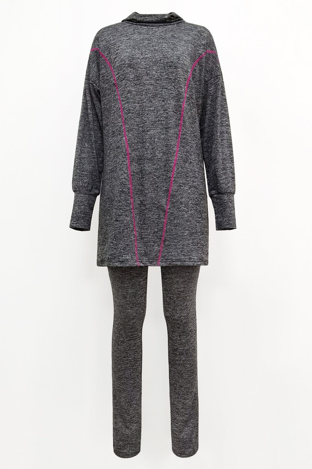 Dame sporty afslapningstøj med forlænget overdel og leggings Stilla