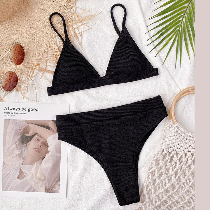 Dame Rip-High-Cut Bikini Set Stilla