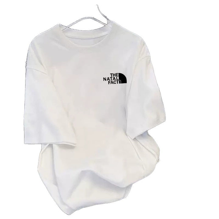 Dame T-shirt med afslappet snit og stilfuld logo Stilla