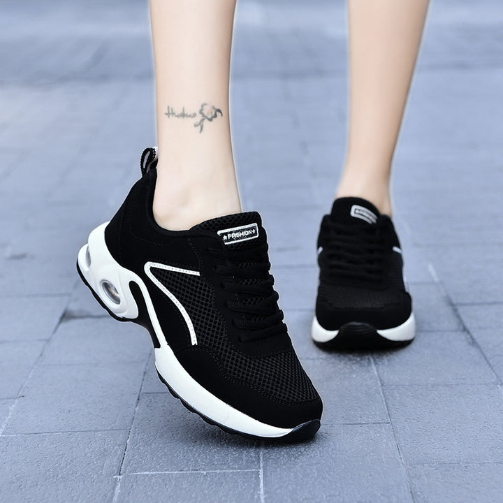 Dame Luftpolstret Sneakers med åndbart mesh-struktur og fleksibel sål Stilla