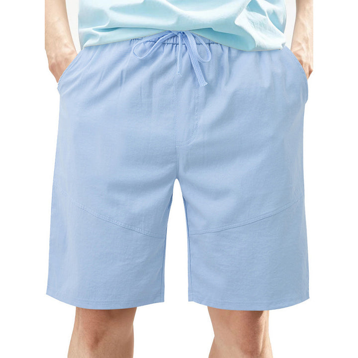 Herre casual shorts med elastisk linning og praktiske stiklommer Stilla